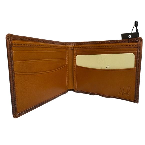 Patricia Nash Slin Bifold Wallet Ombre Dot Men's NWT NO Box - Picture 13 of 13